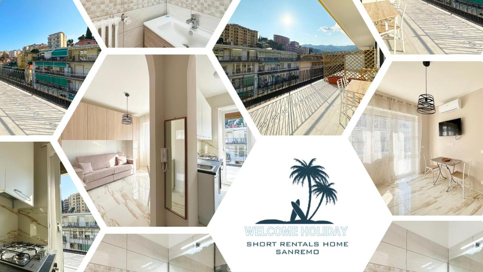 Wh - Un Posto Al Sole - Attico Monolocale Con Parcheggio Gratuito - 5 Minuti Dal Centro - Wifi Lägenhet Sanremo Exteriör bild